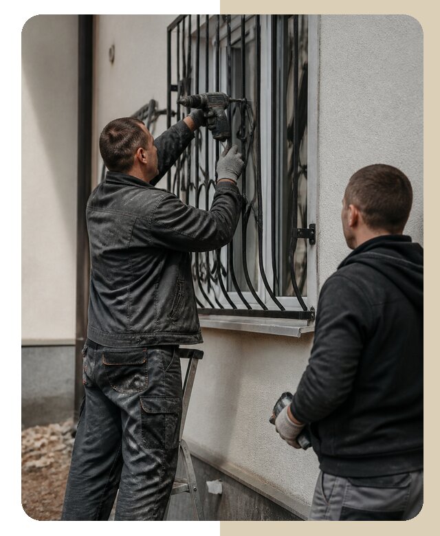 Установка наружных решеток в Биробиджане от 4968 р. | Дверной